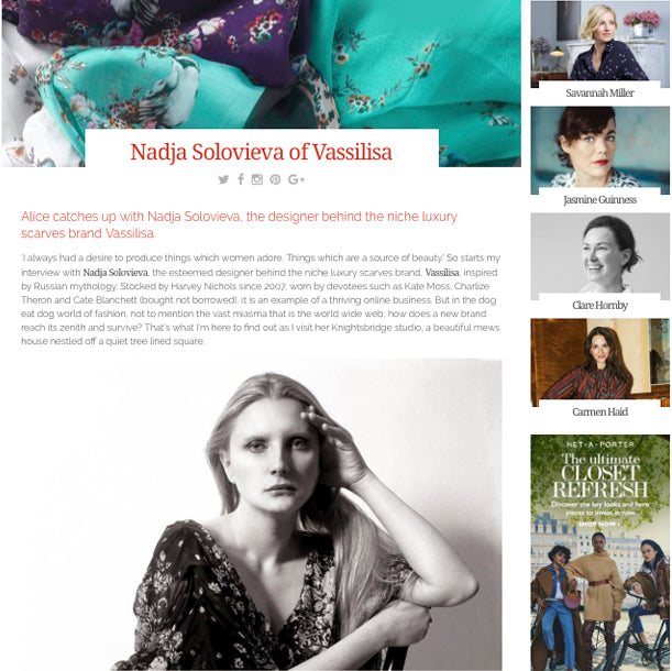 Designer Nadja Solovieva interview with TheGoodWebGuide