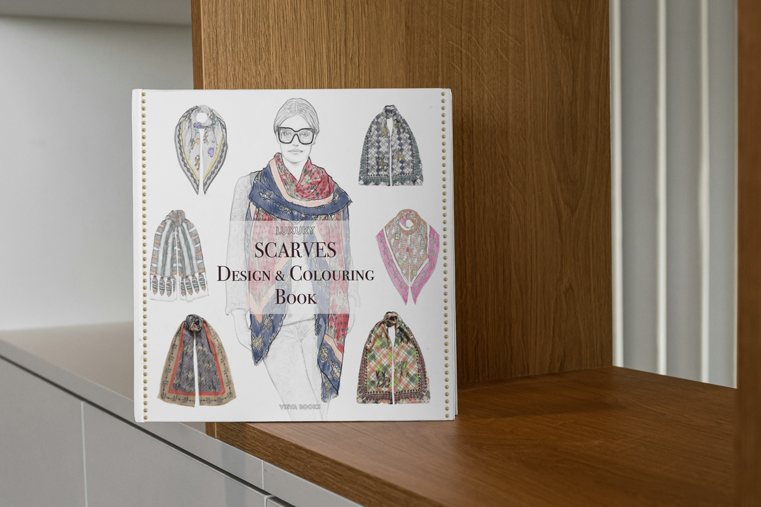 NEW: Scarves Coloring Book